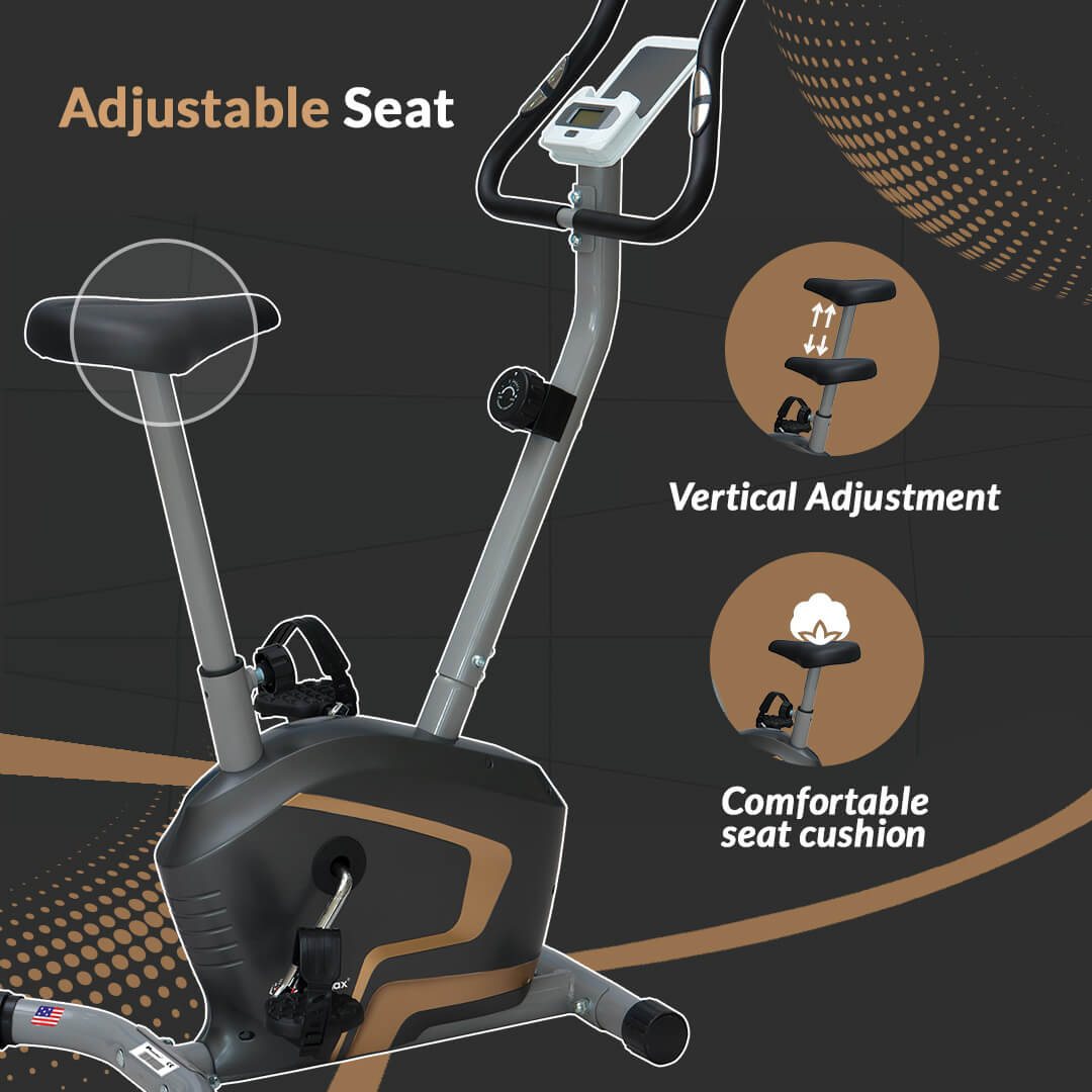 BU-400 Magnetic Upright Bike with iPad holder