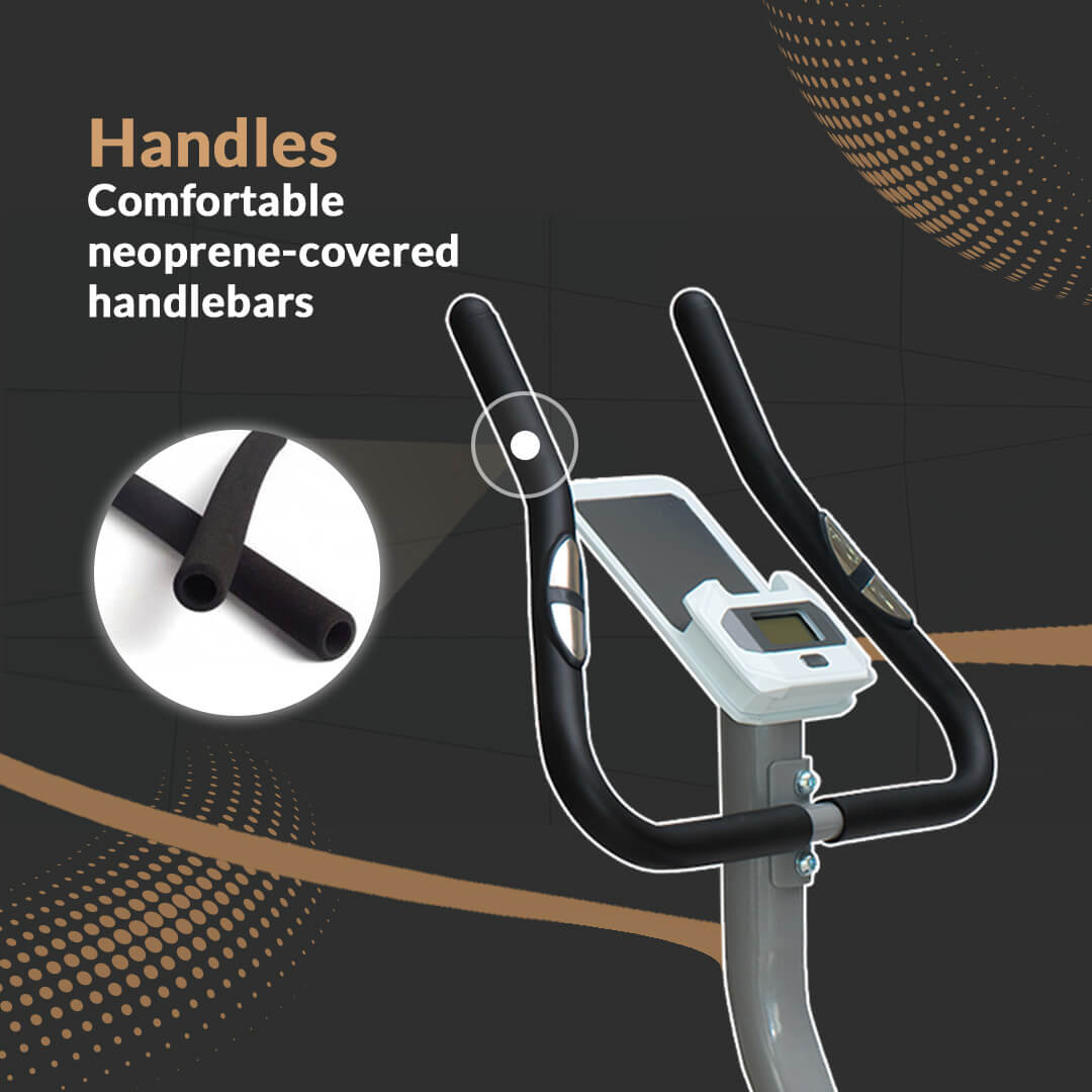 BU-400 Magnetic Upright Bike with iPad holder