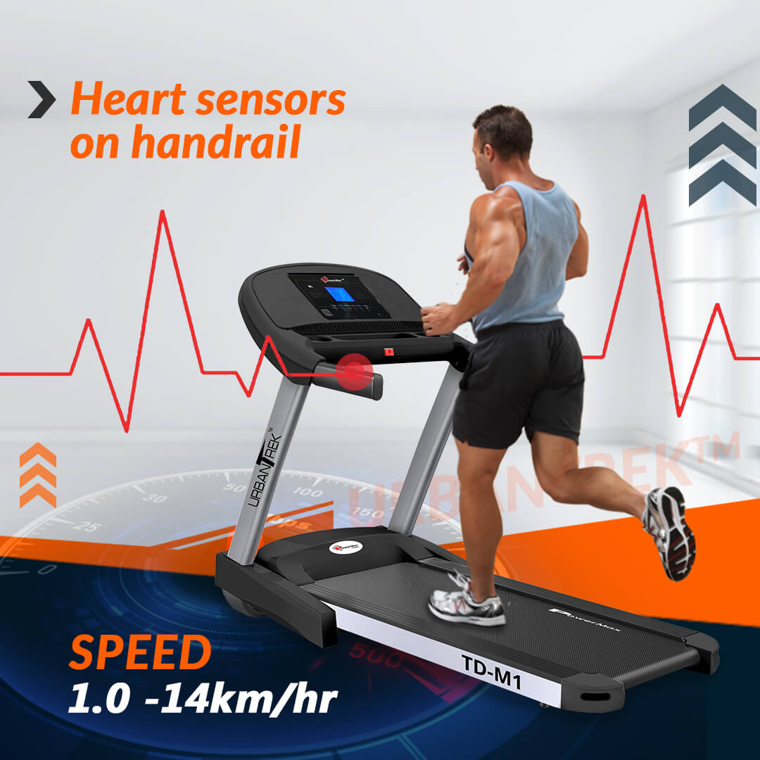 UrbanTrek TD-M1 Motorized Treadmill with Android & iOS Application