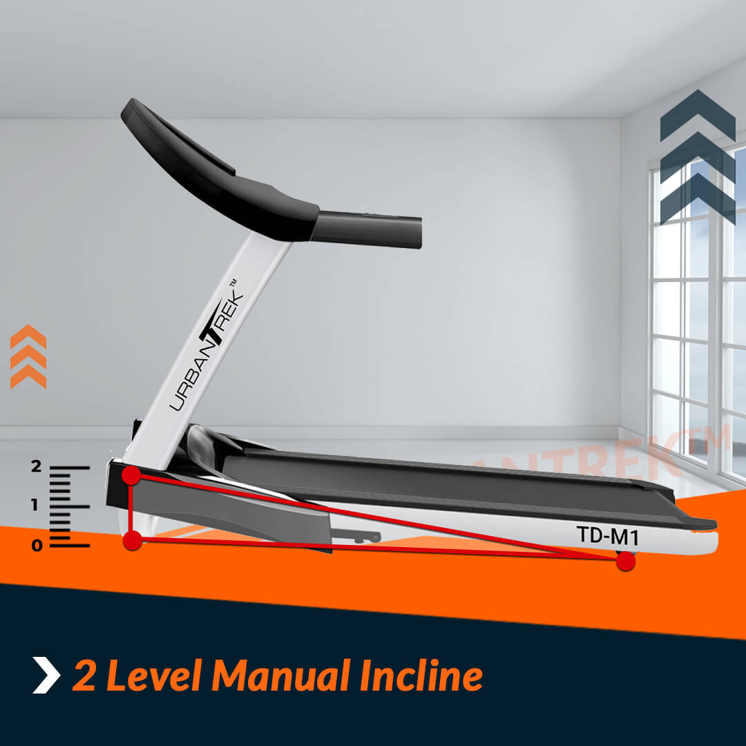 UrbanTrek TD-M1 Motorized Treadmill with Android & iOS Application