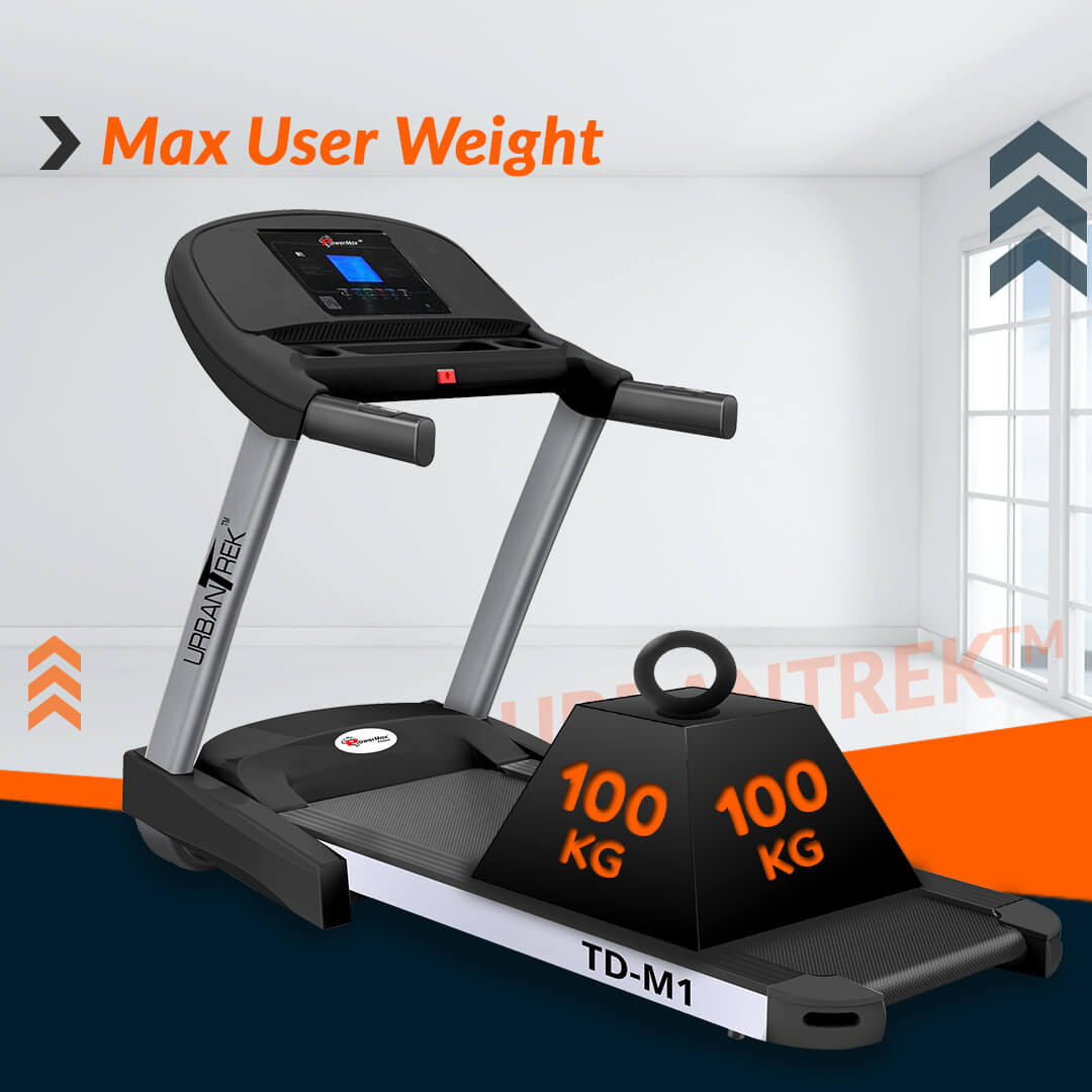 UrbanTrek TD-M1 Motorized Treadmill with Android & iOS Application