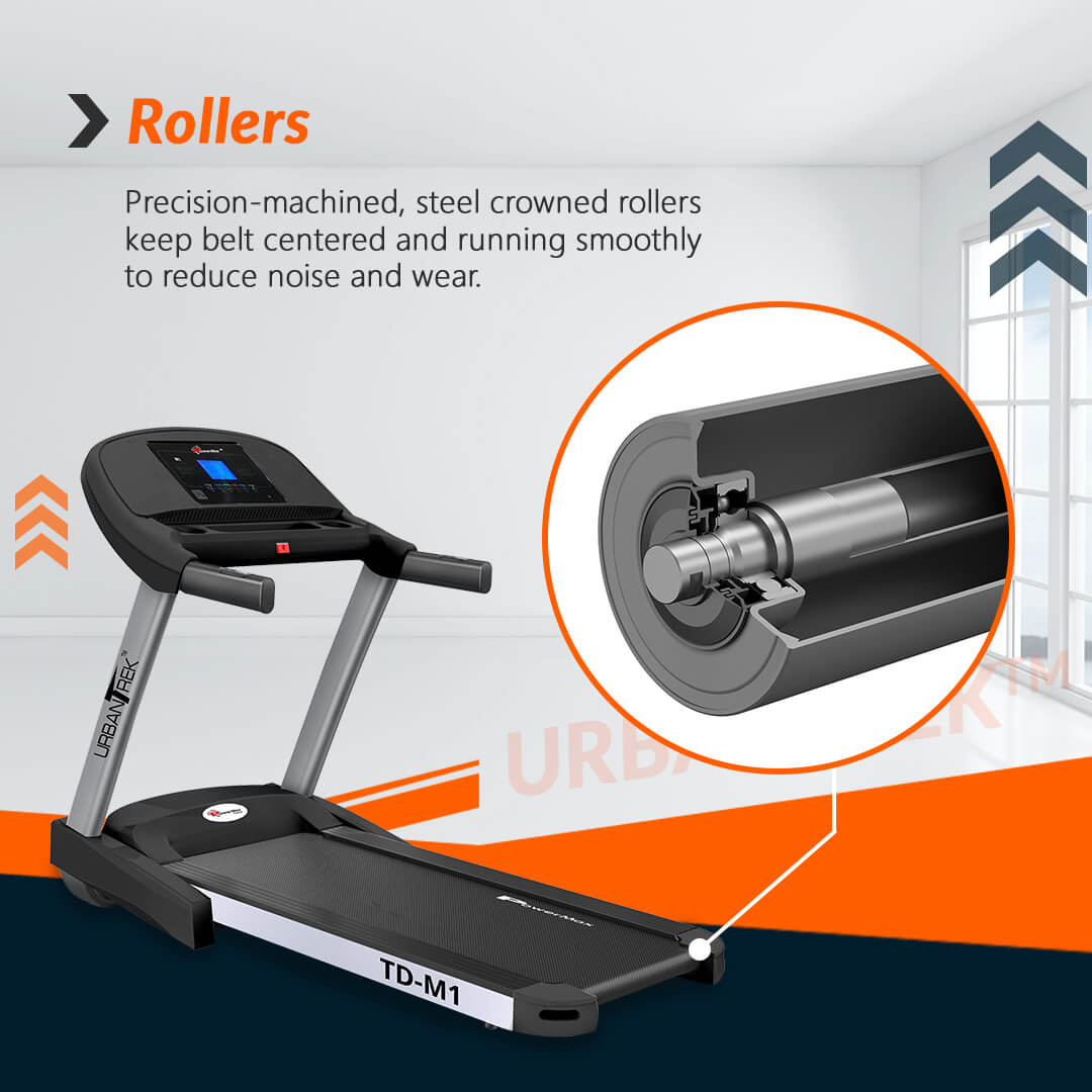 UrbanTrek TD-M1 Motorized Treadmill with Android & iOS Application