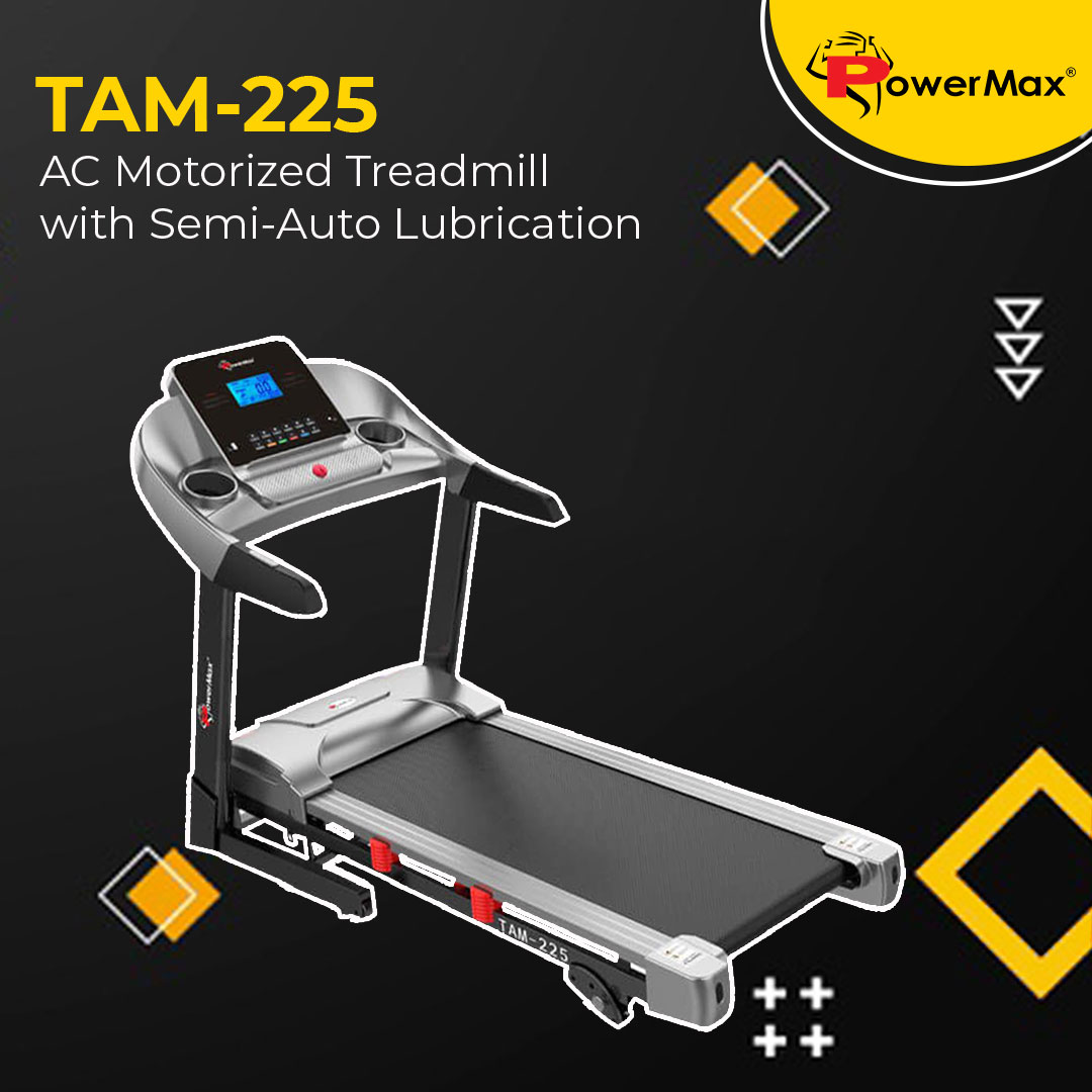 TAM-225 AC Motorized Treadmill with MP3 & iPad Holder
