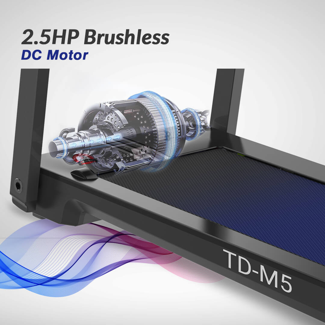 UrbanTrek TD-M5 Installation Free Treadmill with Bluetooth music function 