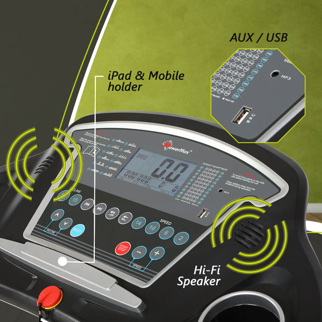 TDA-230 Motorized Treadmill with Auto Lubrication 