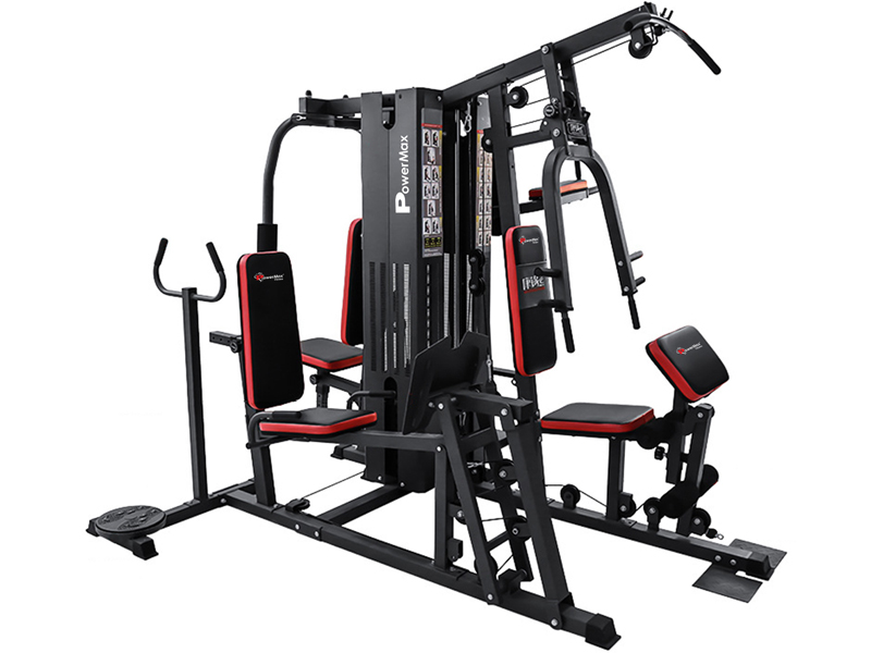 Powermax Fitness New 2021 MC-250 Five Station Home Gym for