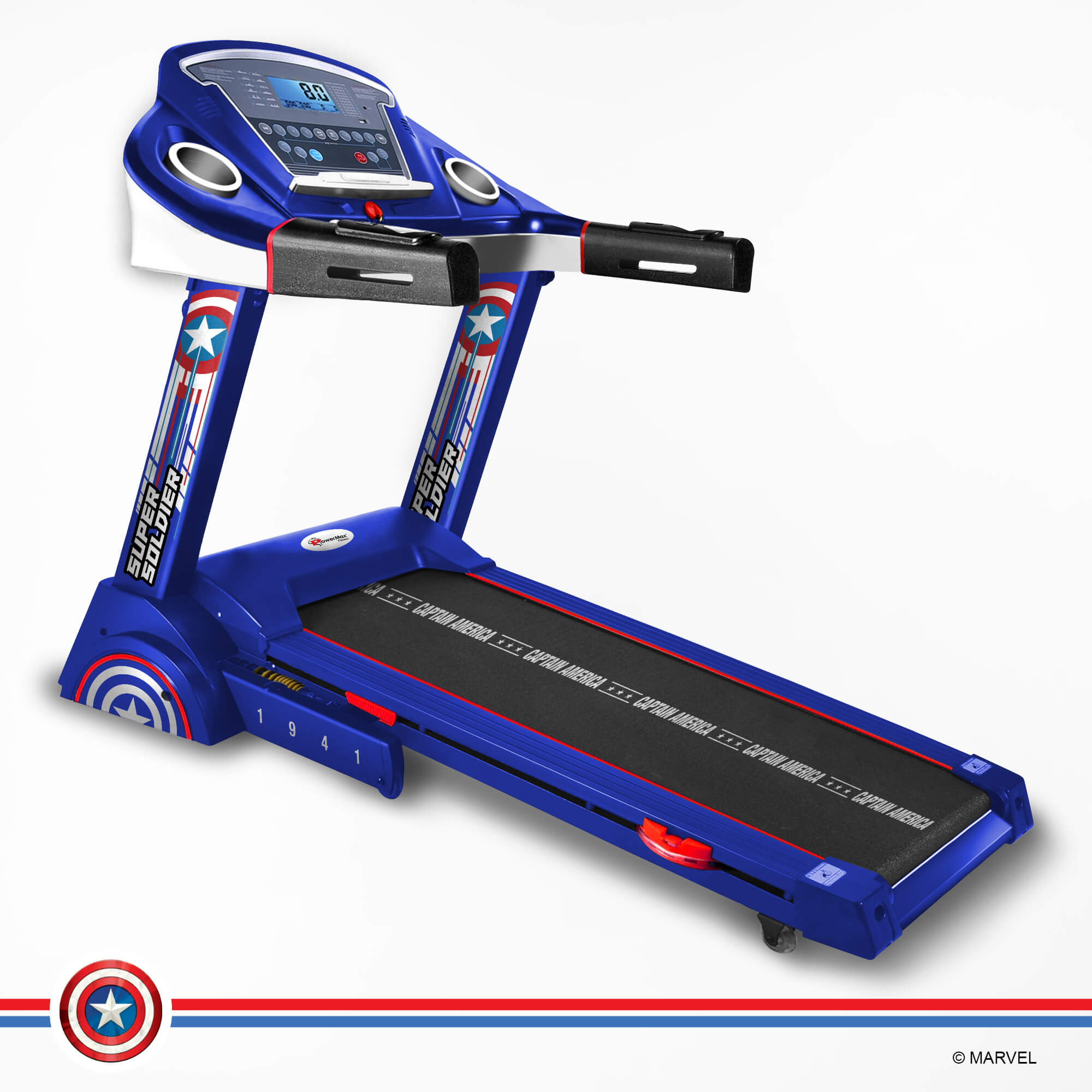 Powermax Fitness MTA-2300 Motorized Treadmill with Semi-Auto Lubrication