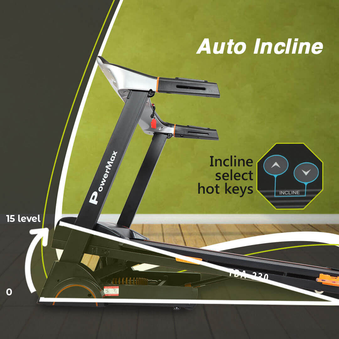 TDA-230 Motorized Treadmill with Auto Lubrication 