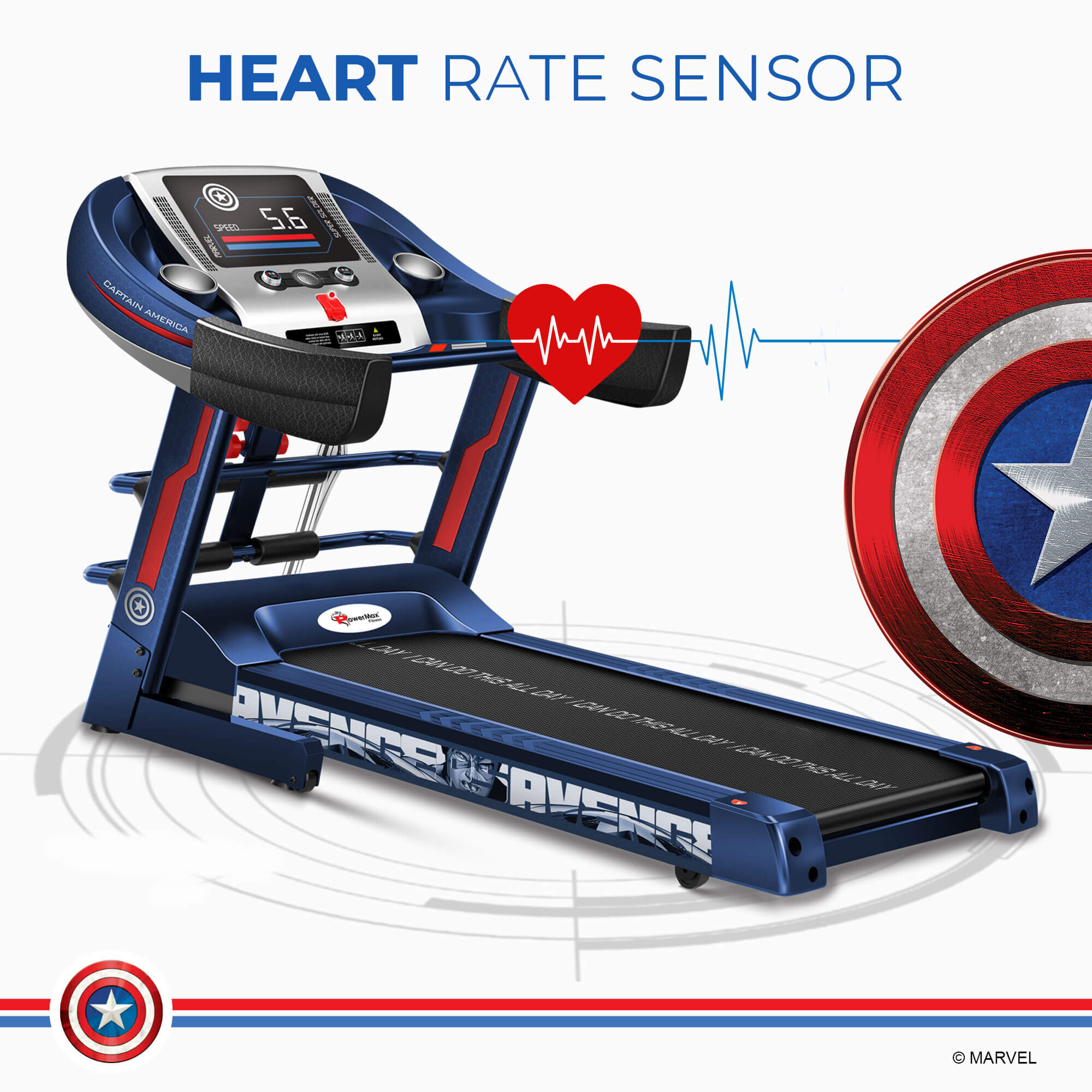 MTM-1000M Semi-Auto Lubrication Multifunction Treadmill