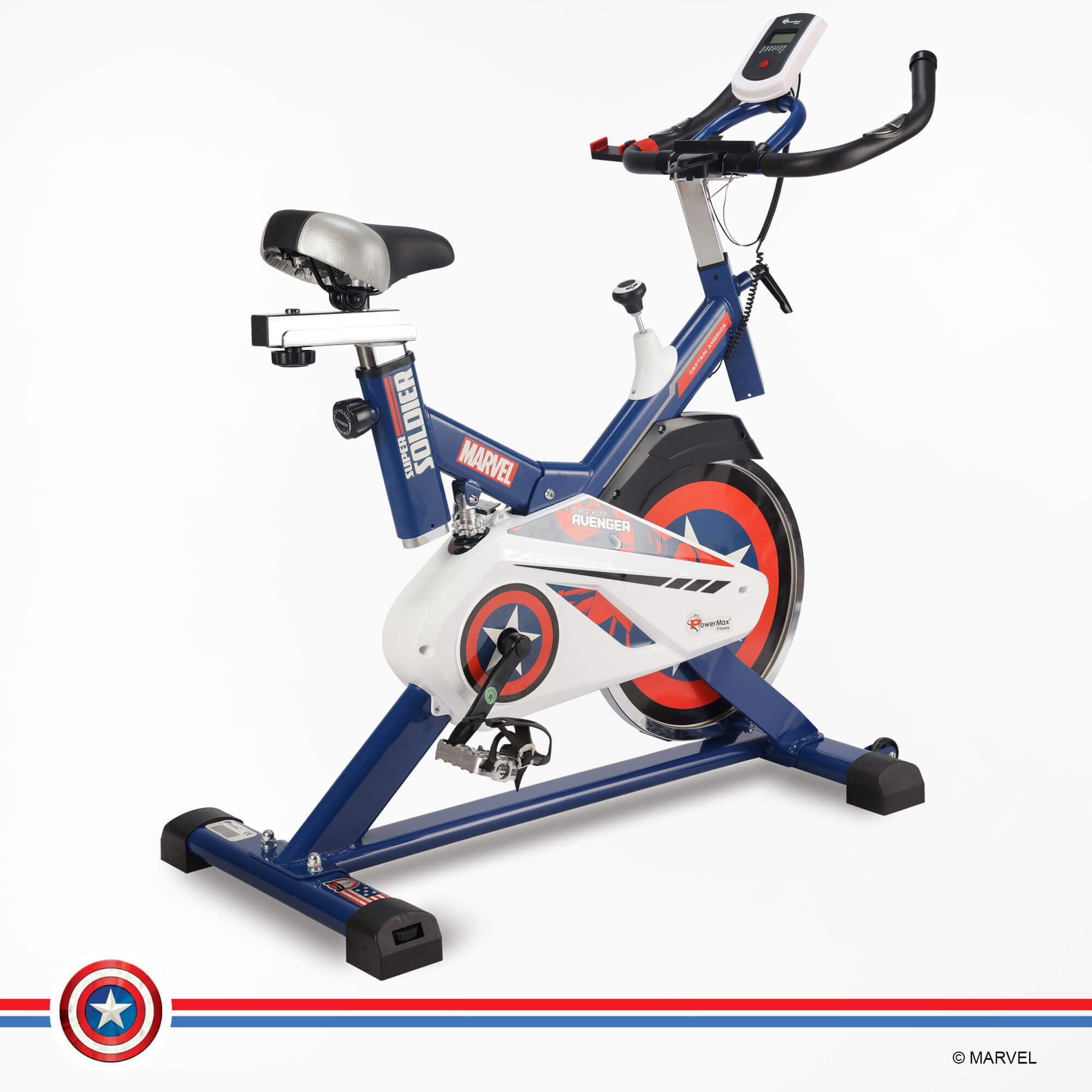 PowerMax Fitness MB-165 Exercise Spin Bike for home use