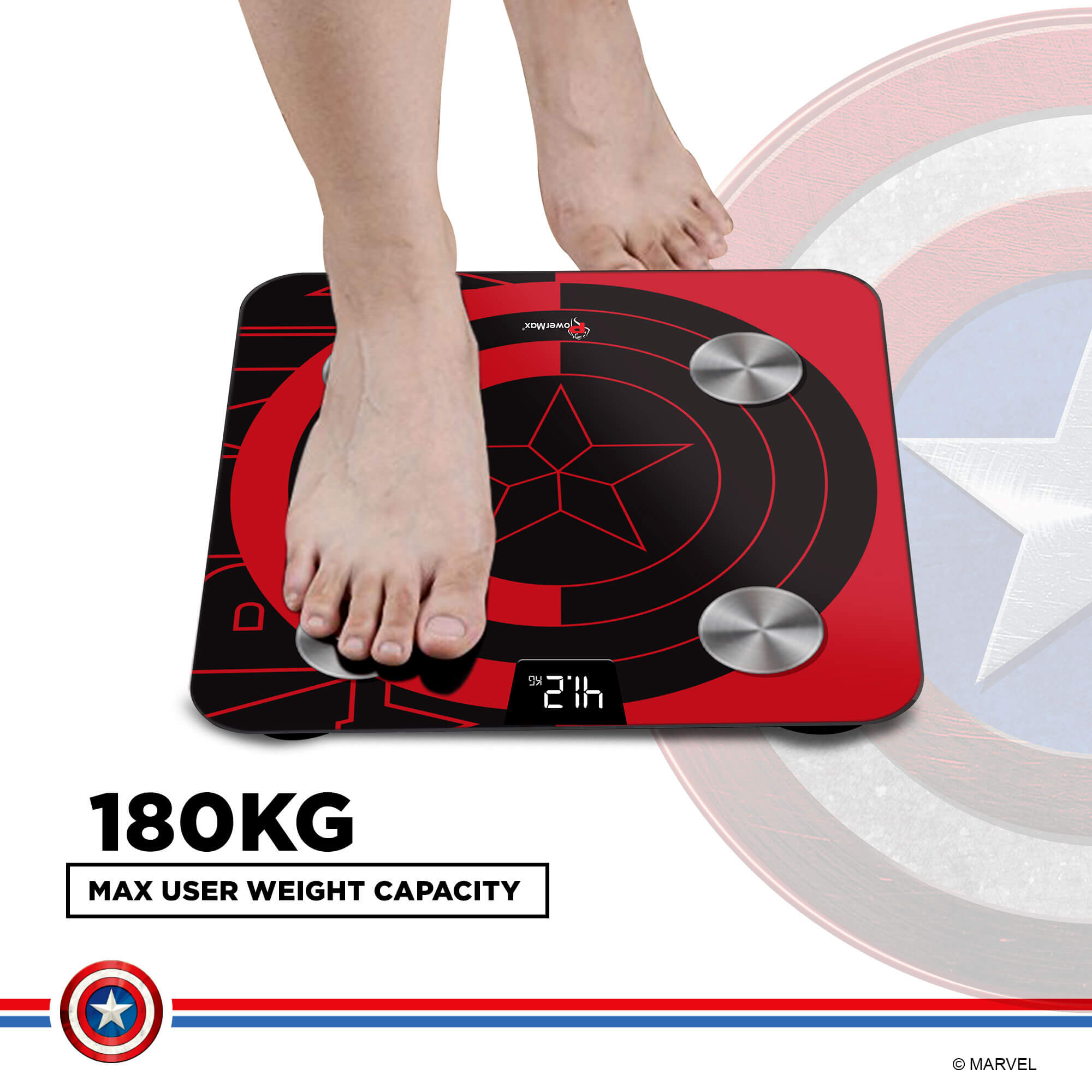 PowerMax x Marvel BCA-130 Marvel Edition Bluetooth Smart Scale