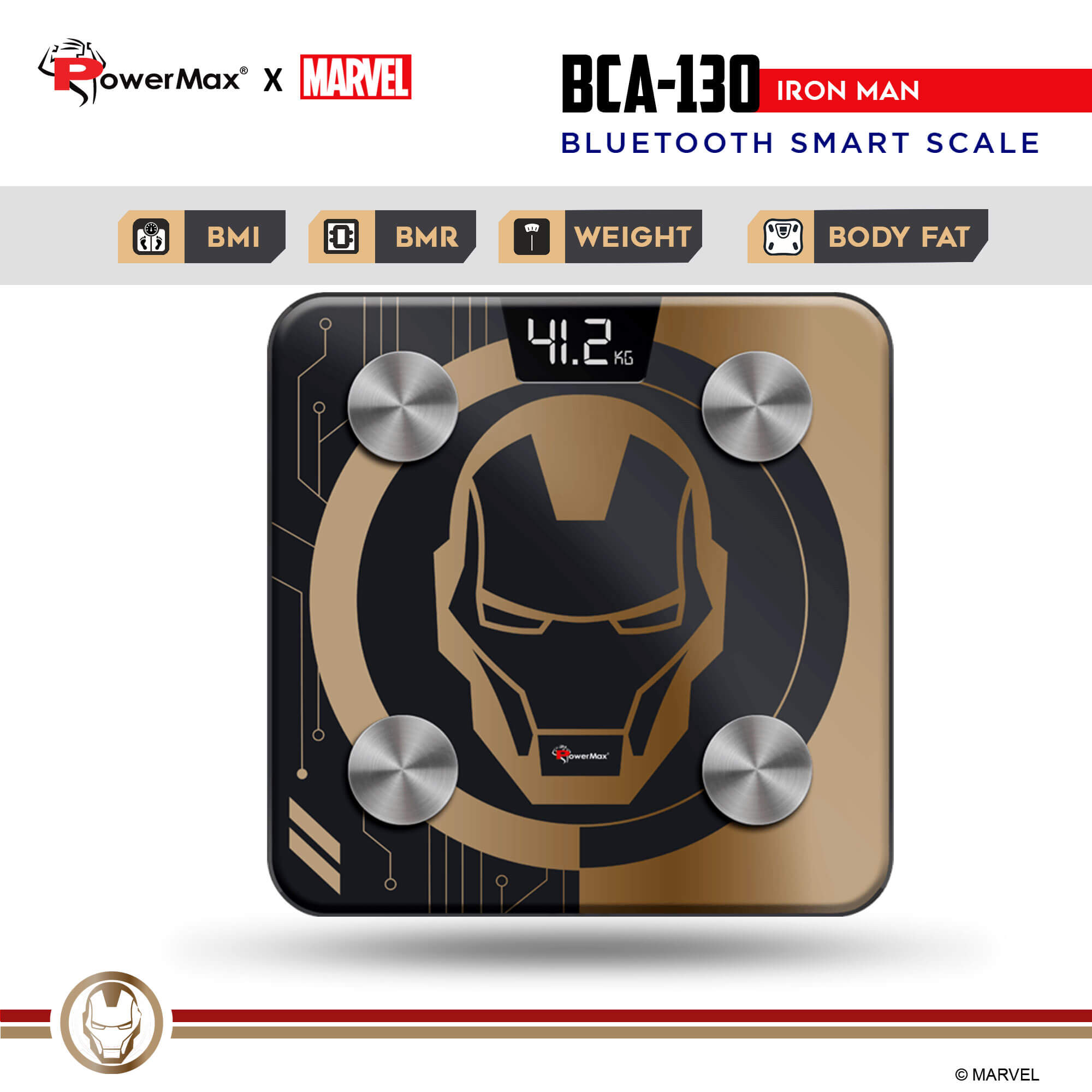 PowerMax x Marvel BCA-130 Marvel Edition Bluetooth Smart Scale