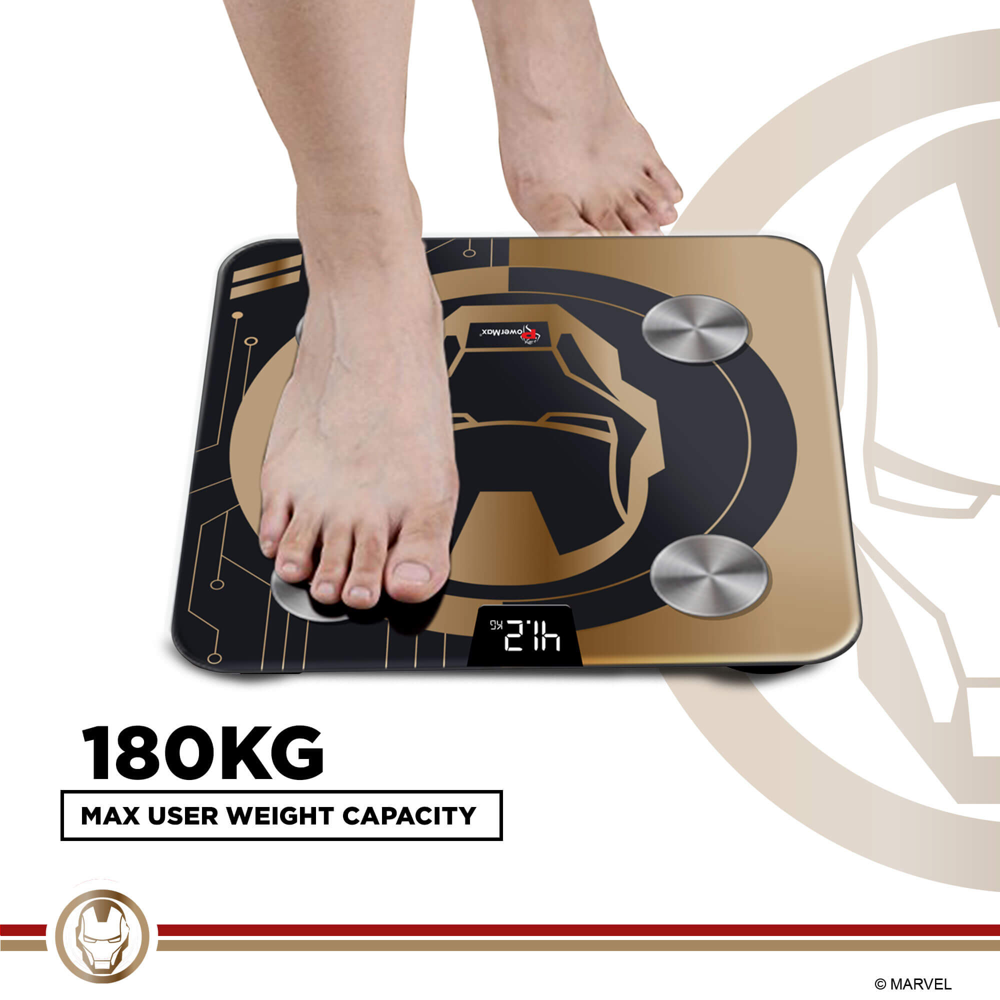 PowerMax x Marvel BCA-130 Marvel Edition Bluetooth Smart Scale