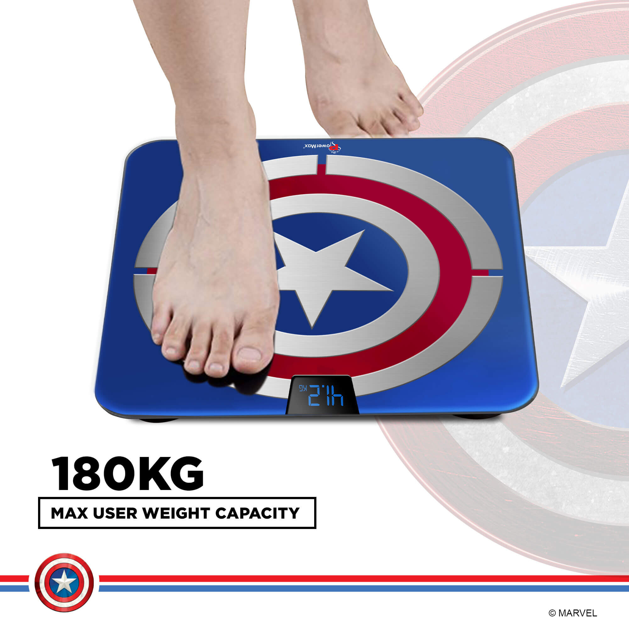 Powermax x Marvel BCA-140 Marvel Edition Bluetooth Smart Scale