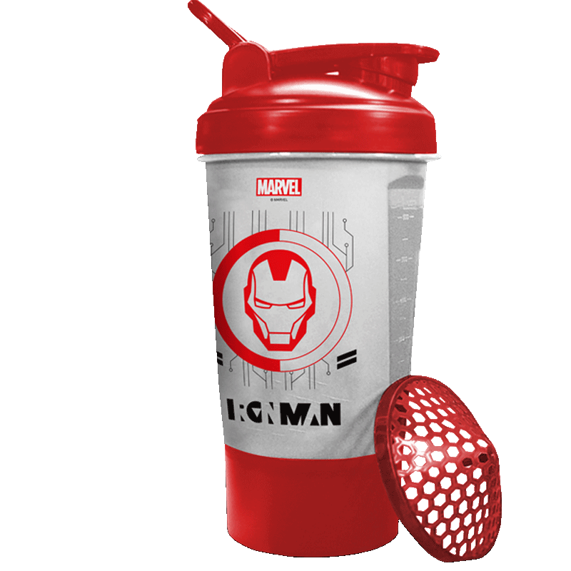 PowerMax Fitness MSB-6S-CA-CLEAR (600ml) Captain America Marvel