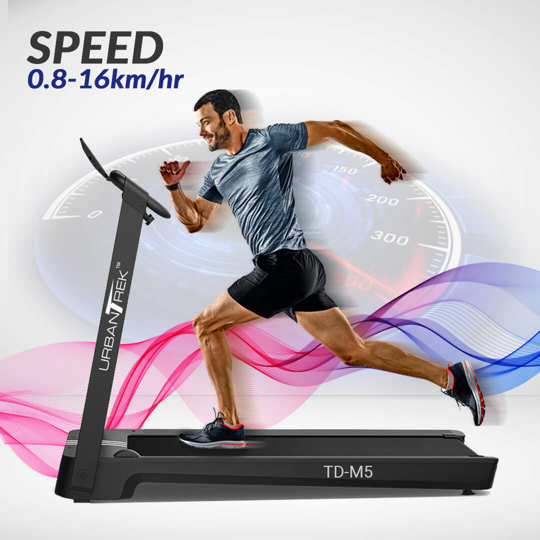 UrbanTrek TD-M5 Installation Free Treadmill with Bluetooth music function 