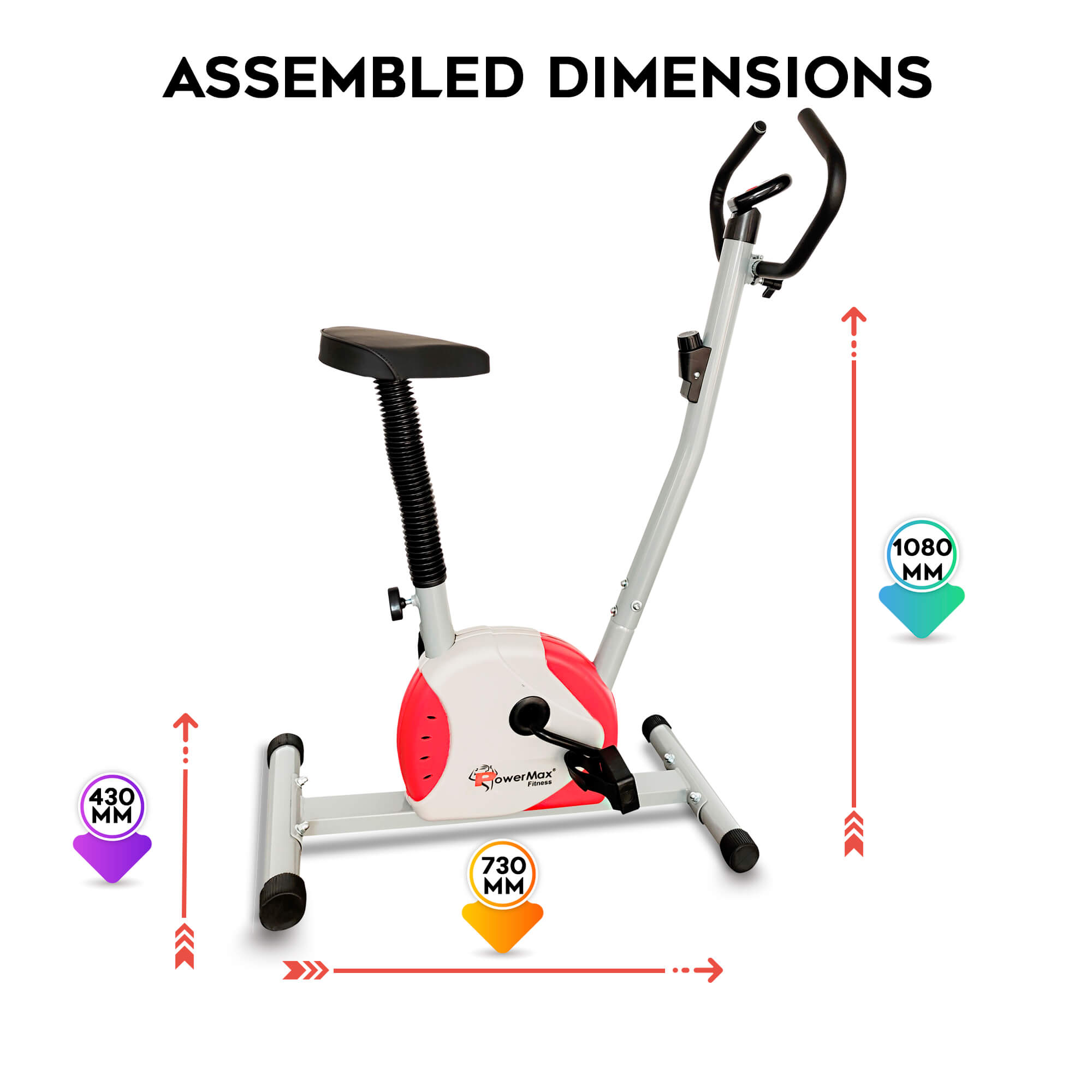 BU-200 Magnetic Upright Bike for Home Use