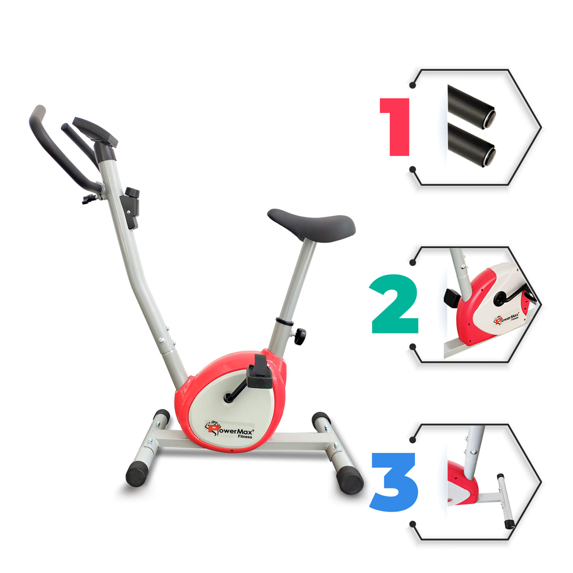 BU-200 Magnetic Upright Bike for Home Use