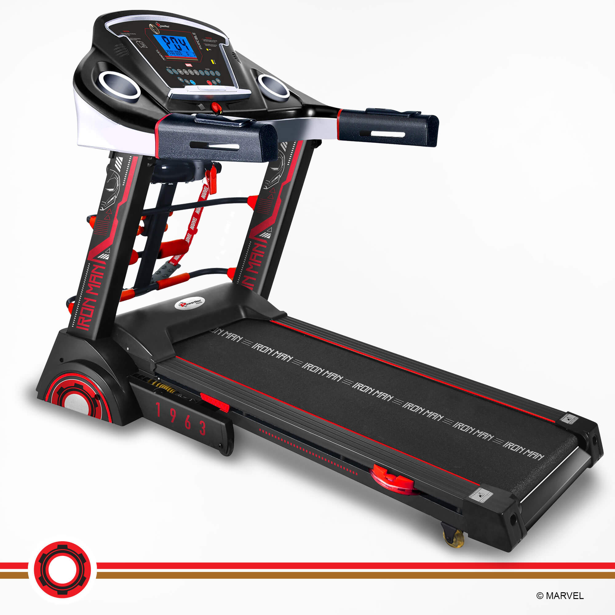 PowerMax X Marvel MTA-2300M Multifunction Treadmill with Semi-Auto Lubrication