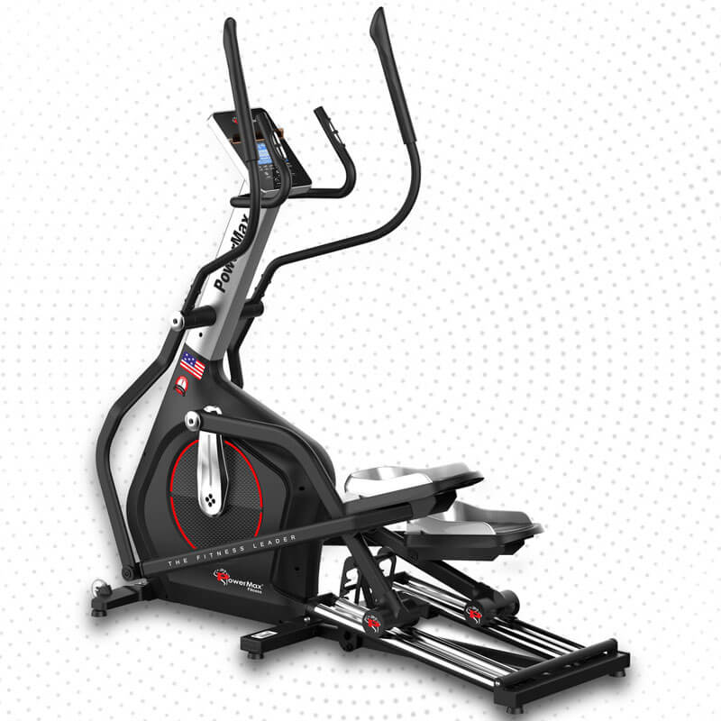 PowerMax Fitness EC-1800 Commercial Elliptical Trainer with Adjustable stride length
