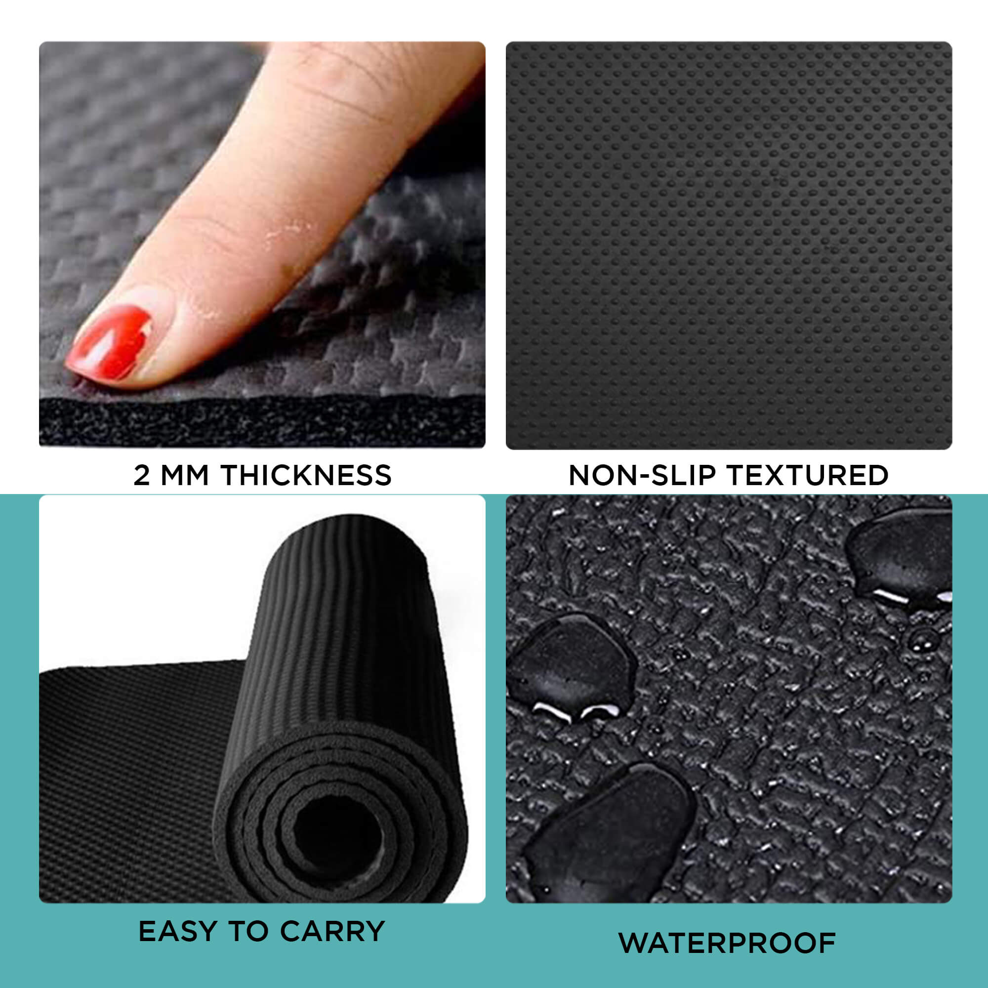 PowerMax Fitness TP-04 - High-Quality Treadmill Mat