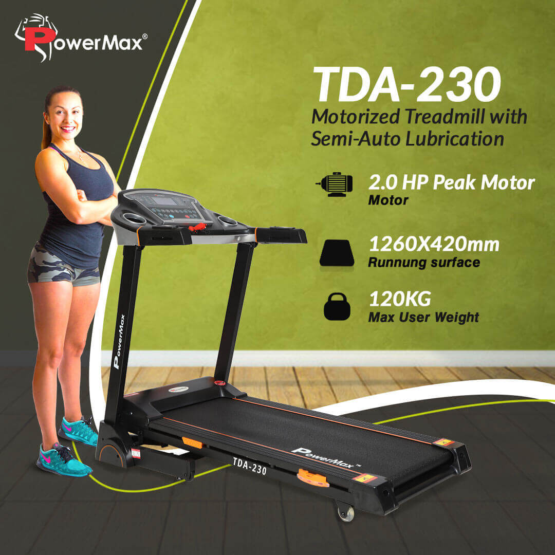 TDA-230 Motorized Treadmill with Auto Lubrication 