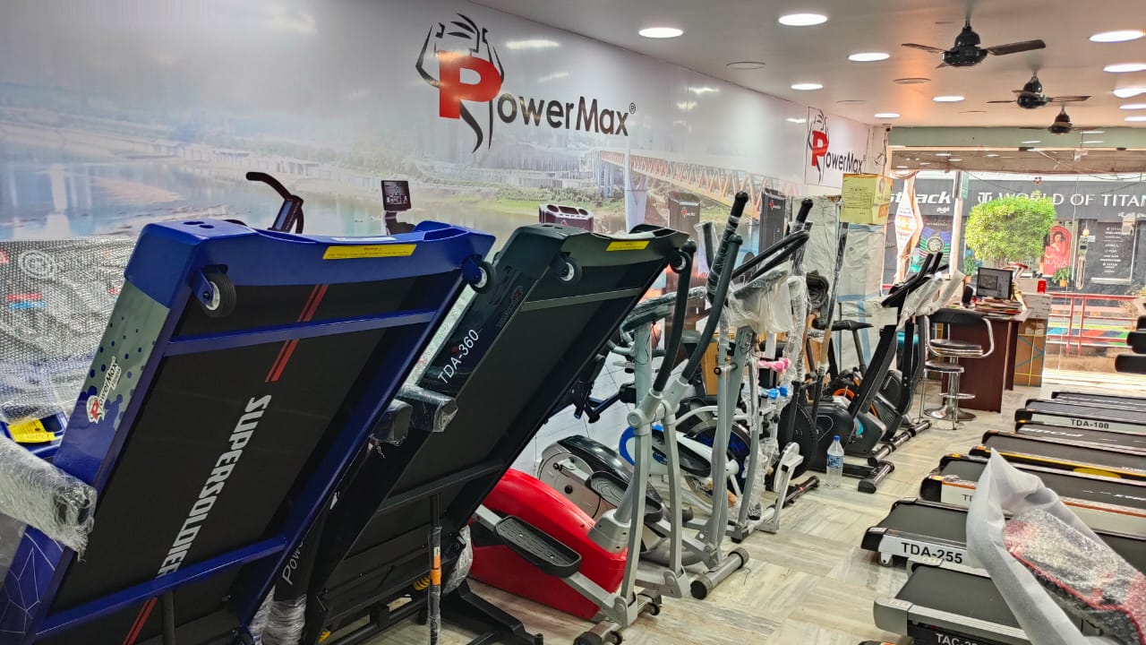 PowerMax Fitness Exclusive Showroom in Vijayawada
