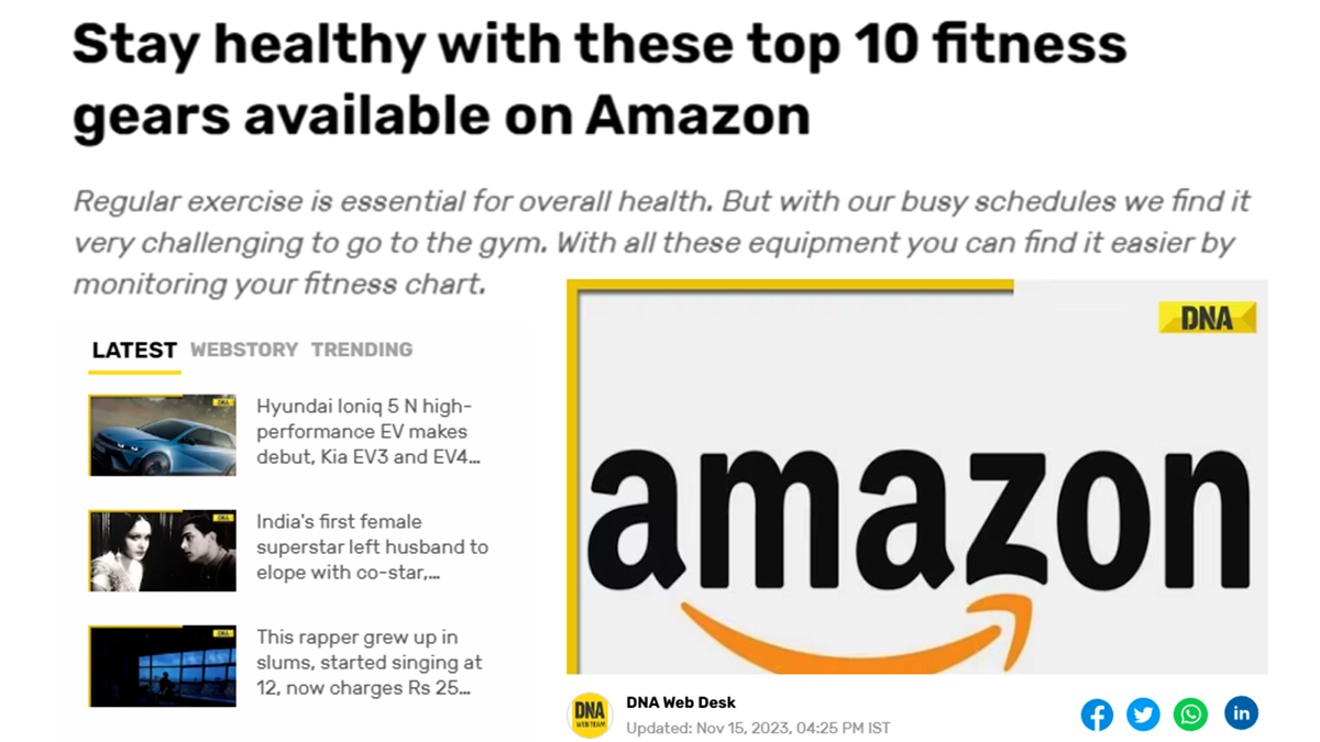 Stay healthy with these top 10 fitness gears available on Amazon