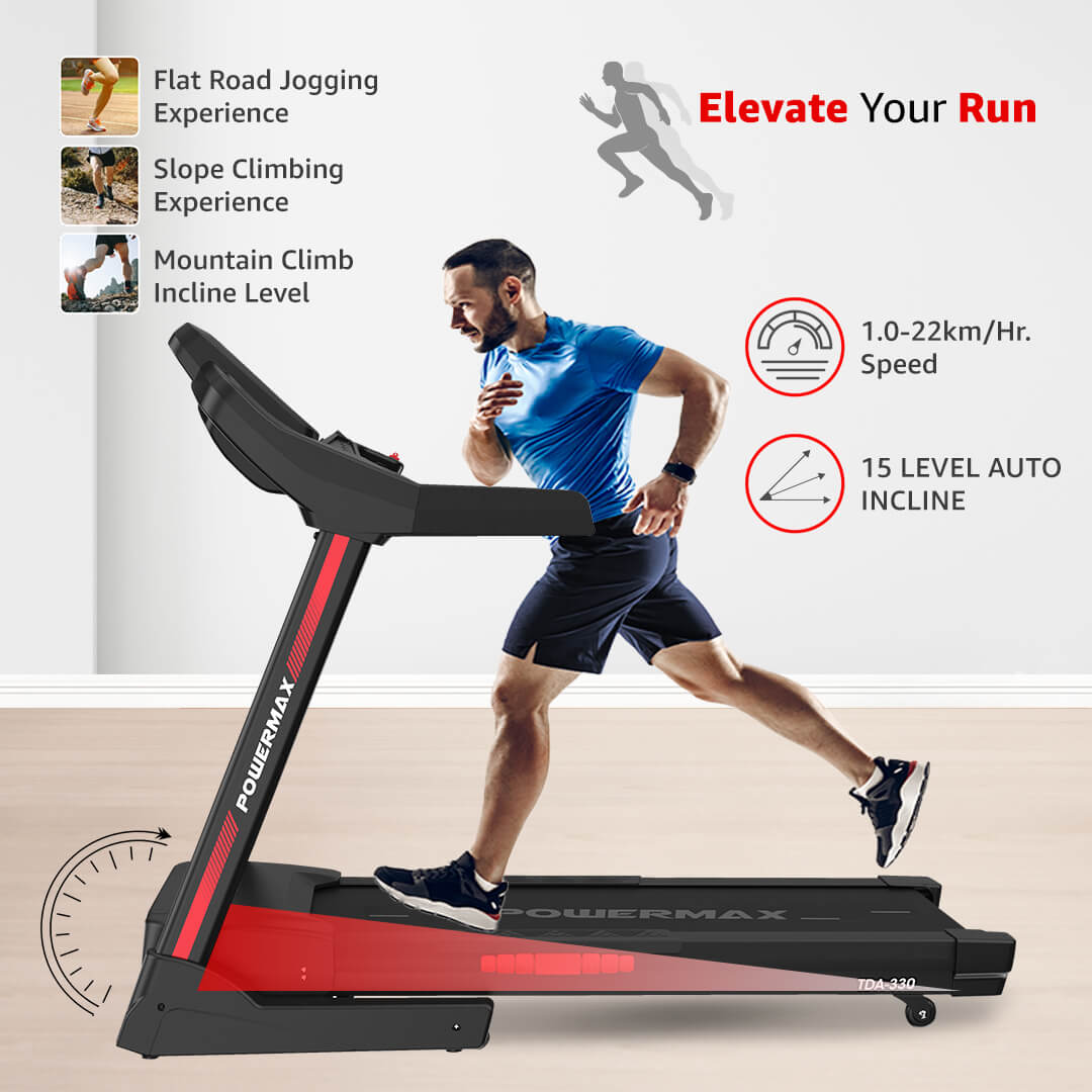 New Edition 2024 TDA-330 Motorized Treadmill with Cooling Fan