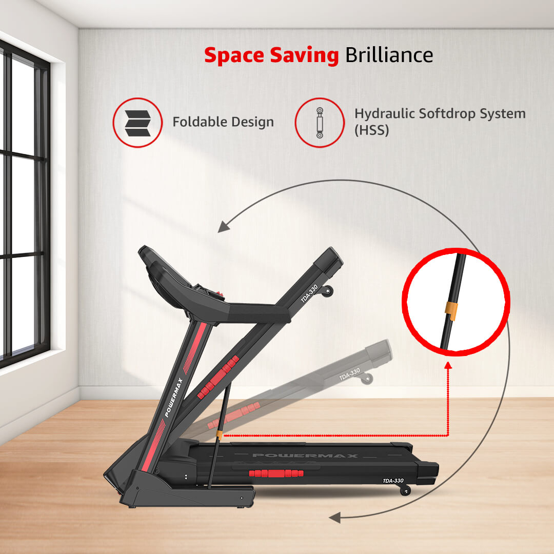 New Edition 2024 TDA-330 Motorized Treadmill with Cooling Fan