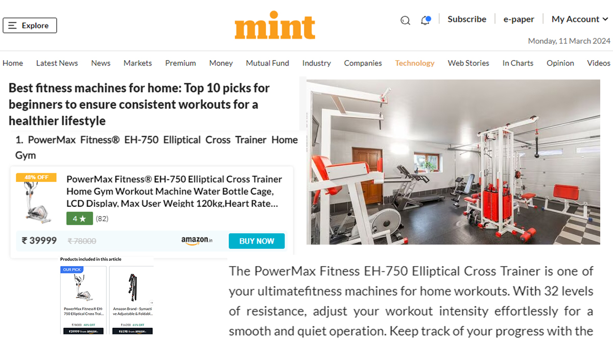 Best fitness machines for home: Top 10 picks for beginners to ensure consistent workouts for a healthier lifestyle