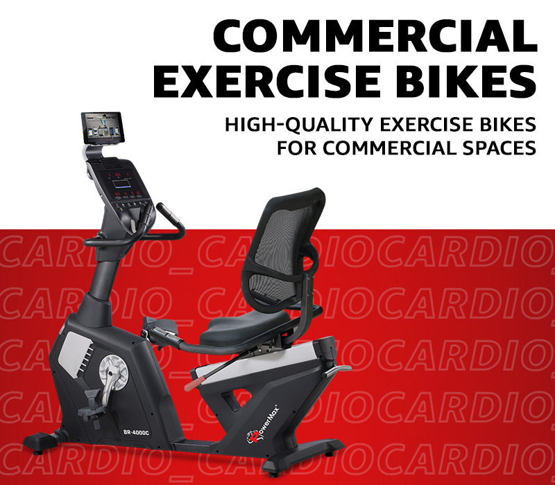 use > cardio > commercial exercise bike