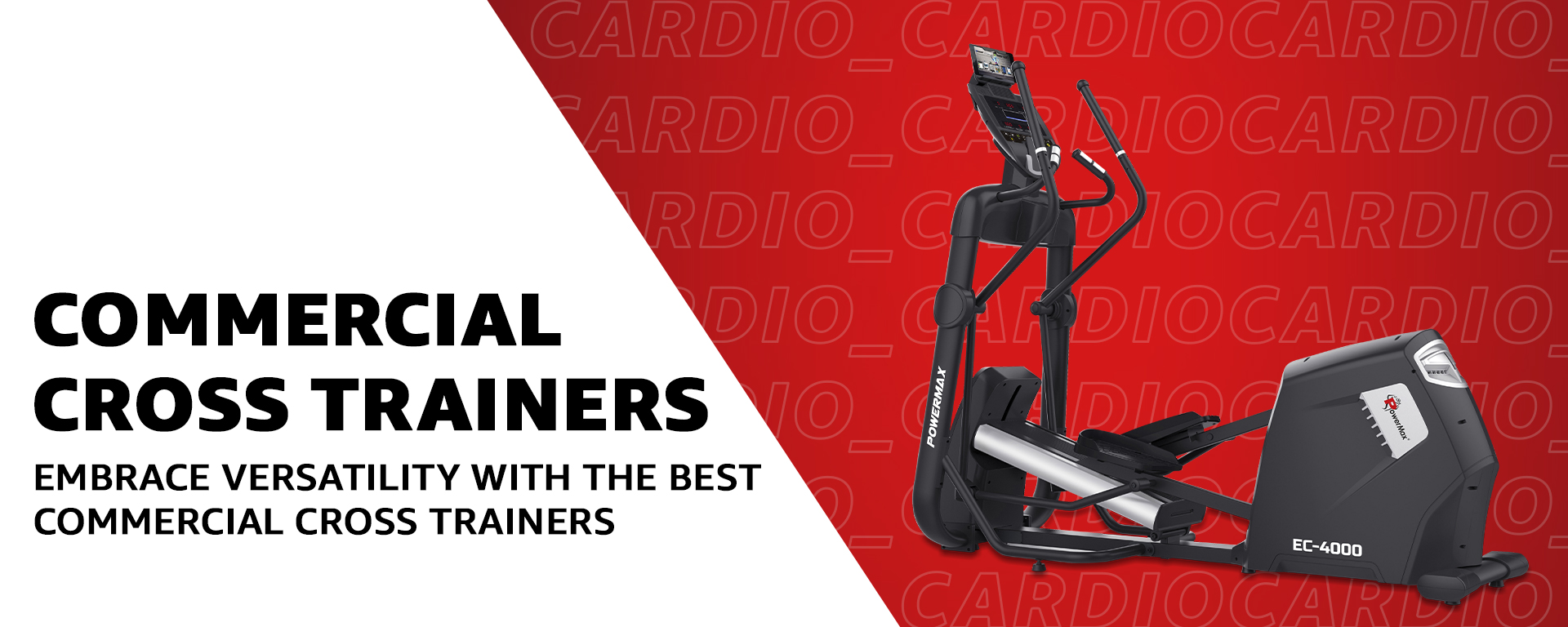 use > cardio > commercial cross trainers