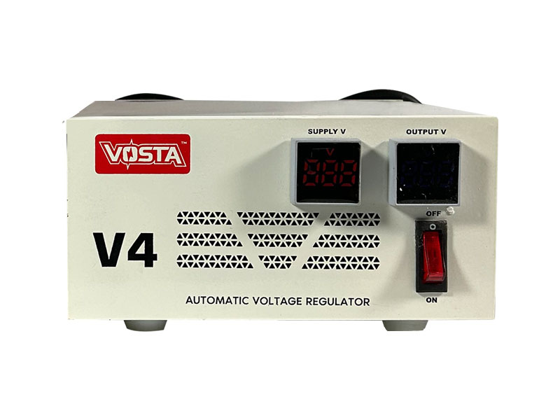 Vosta V4 Digital Stabilizer - Input: 180~270 VAC & Output: 220 VAC (±9%)