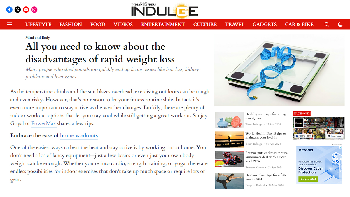 All you need to know about the disadvantages of rapid weight loss