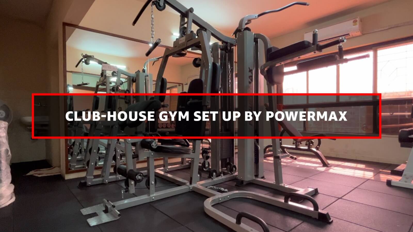 Club-house Gym Set up at Co-operative Housing Society Mumbai by PowerMax