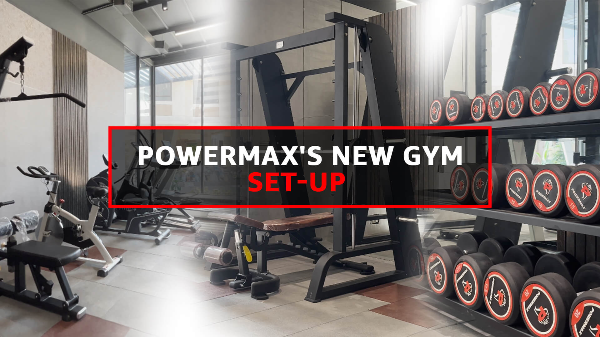 PowerMax's Gym Set up at Lotus Infinity Complex at Andheri (W)