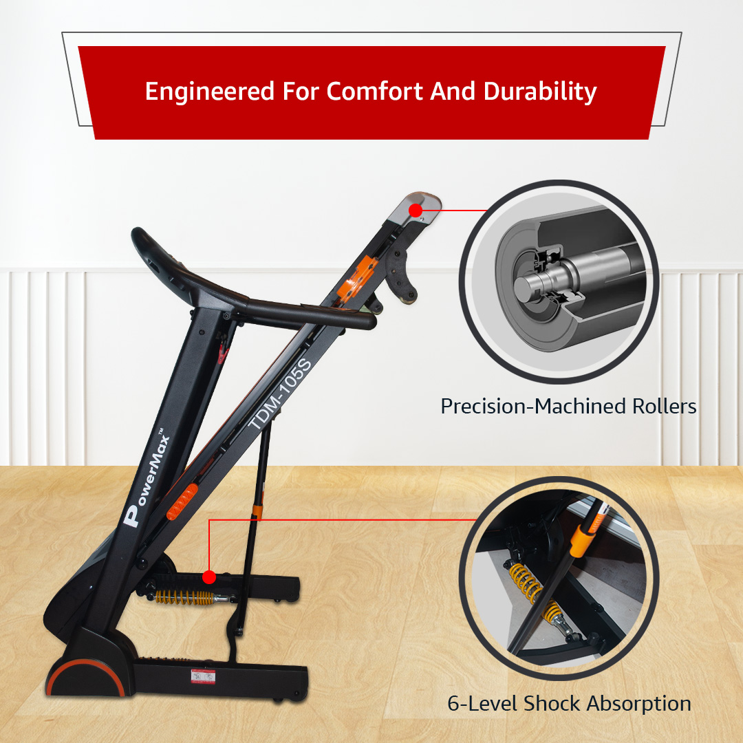 Powermax treadmill tdm 105s online