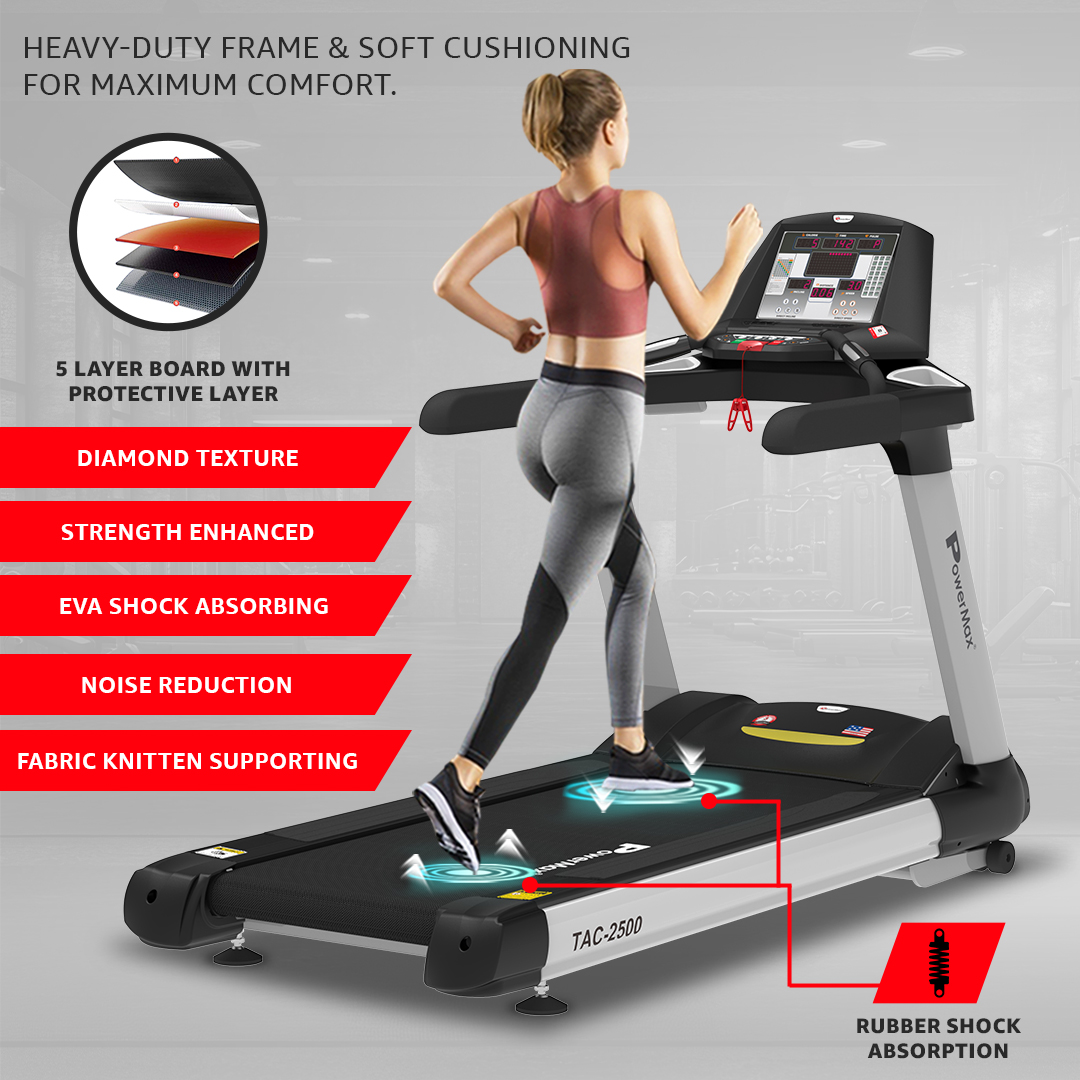 TAC-2500 Commercial Motorized AC Treadmill