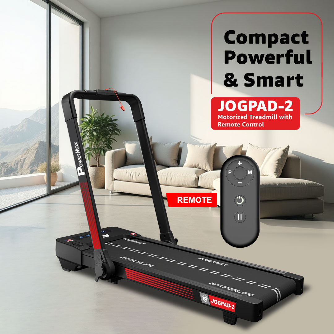 JOGPAD-2 Motorized Treadmill with Remote Control 