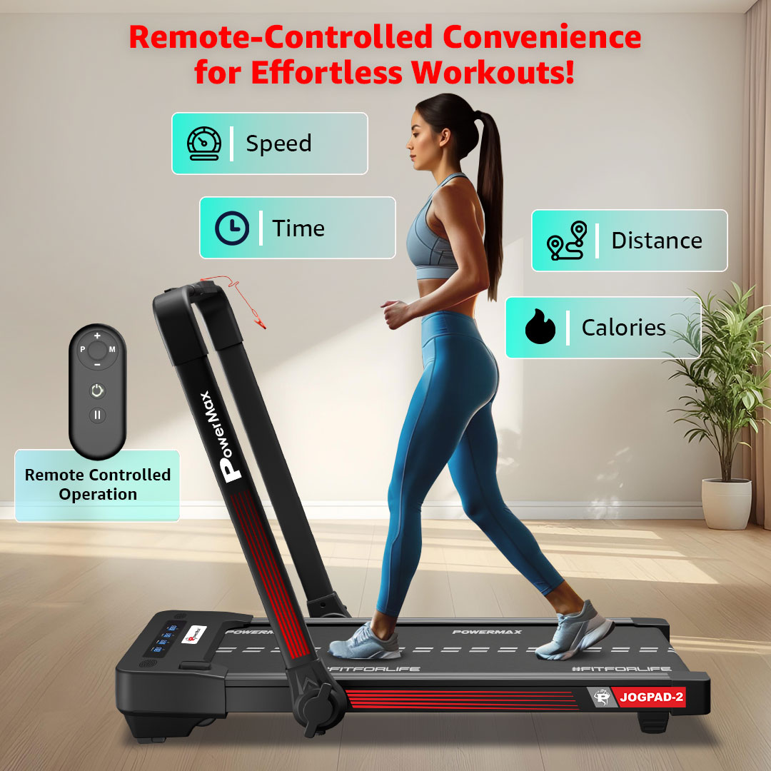 JOGPAD-2 Motorized Treadmill with Remote Control 