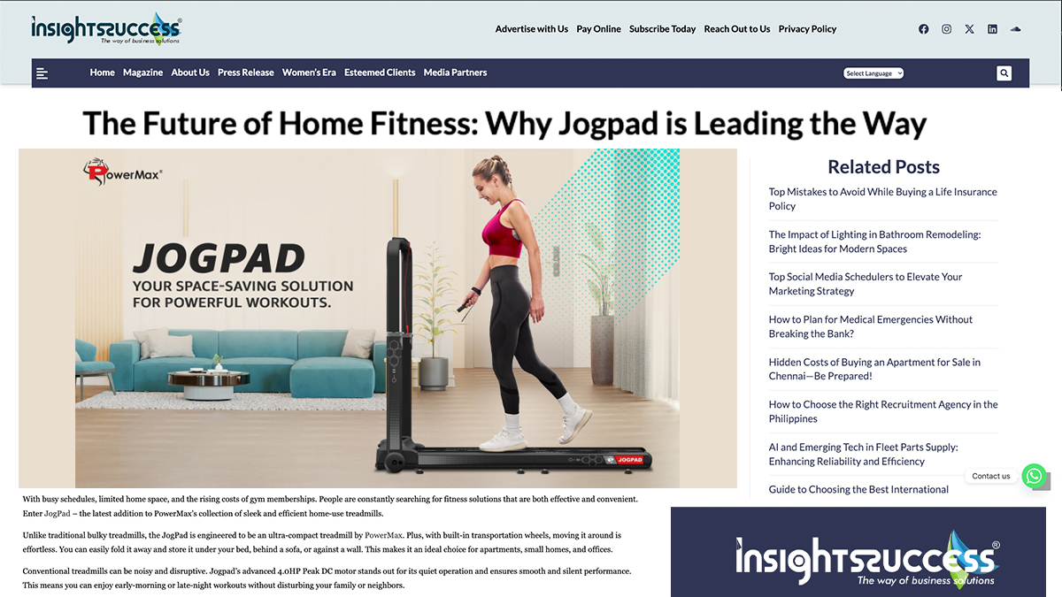 The Future of Home Fitness: Why Jogpad is Leading the Way