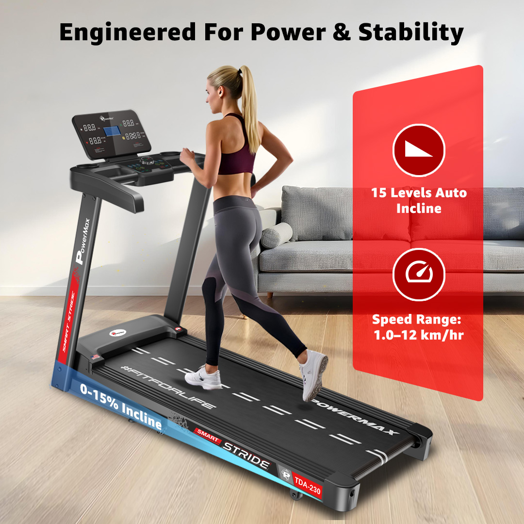 TDA-230 Motorized Treadmill with Pulse sensors