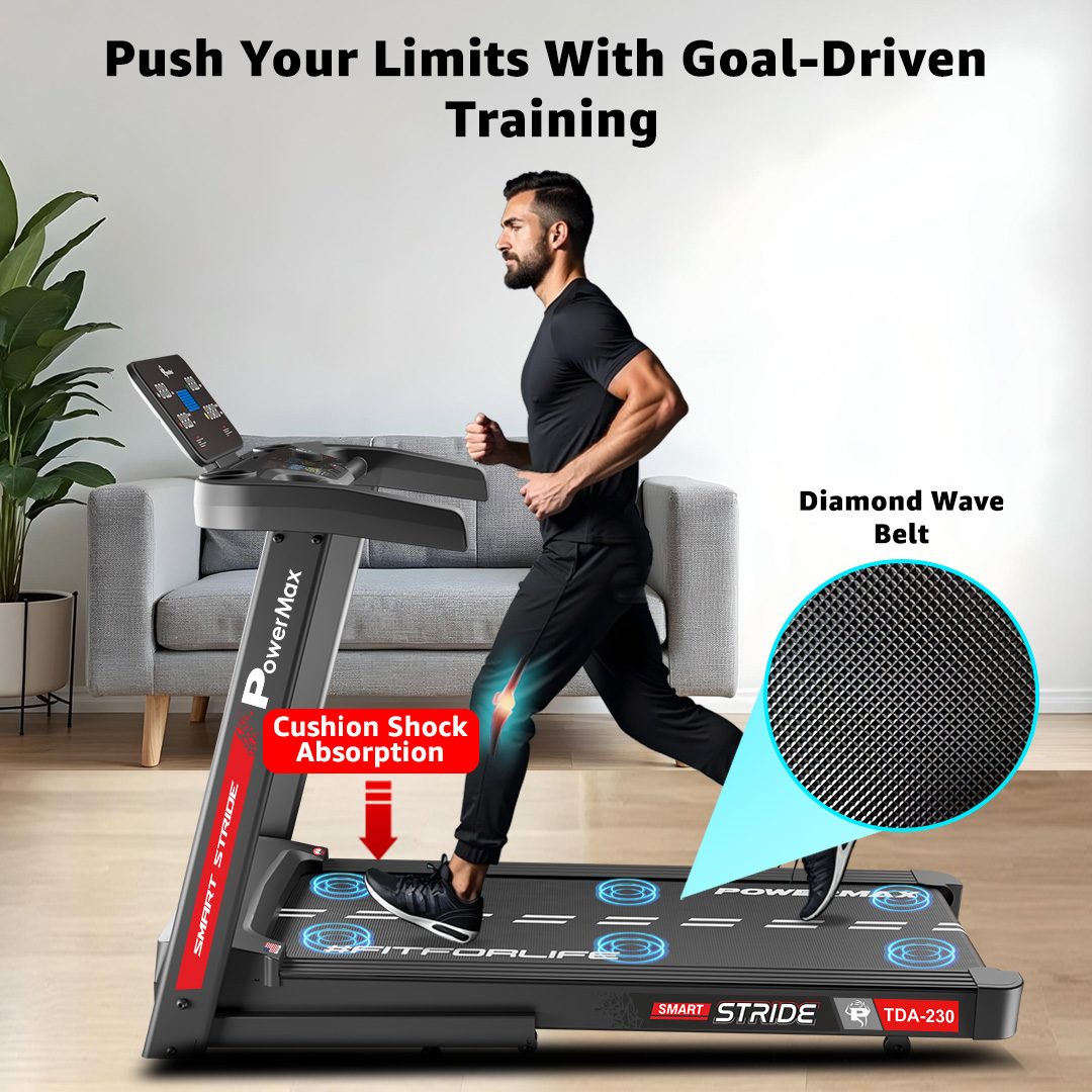 TDA-230 Motorized Treadmill with Pulse sensors