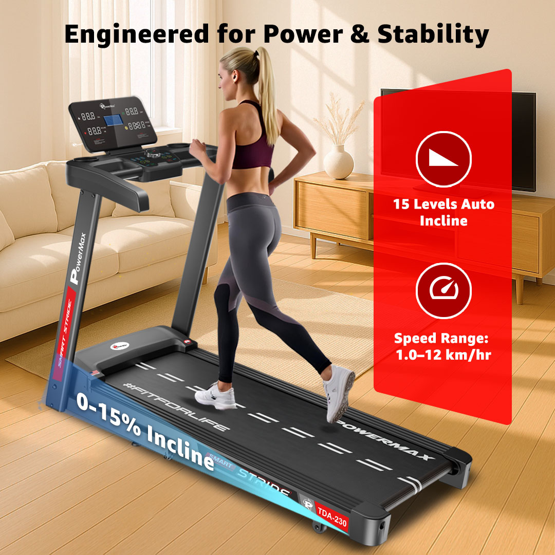 TDA-230 Motorized Treadmill with Pulse sensors