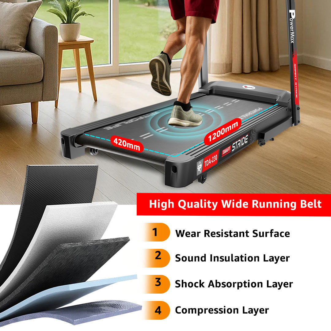 TDA-230 Motorized Treadmill with Pulse sensors