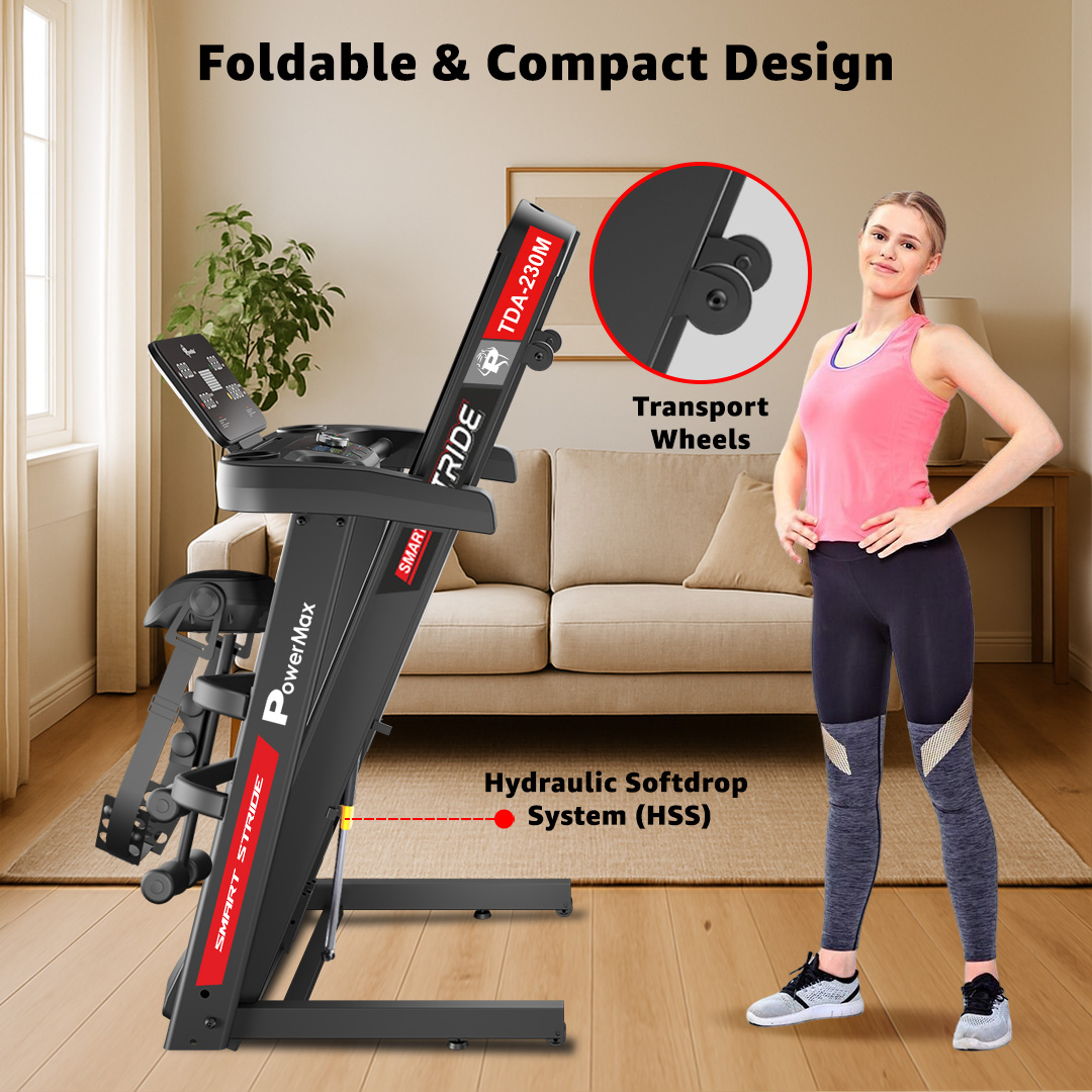 TDA-230M Motorized Treadmill with Pulse sensors