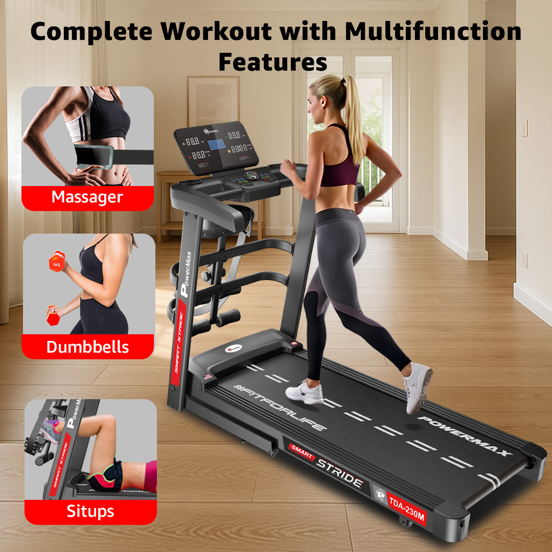 TDA-230M Motorized Treadmill with Pulse sensors