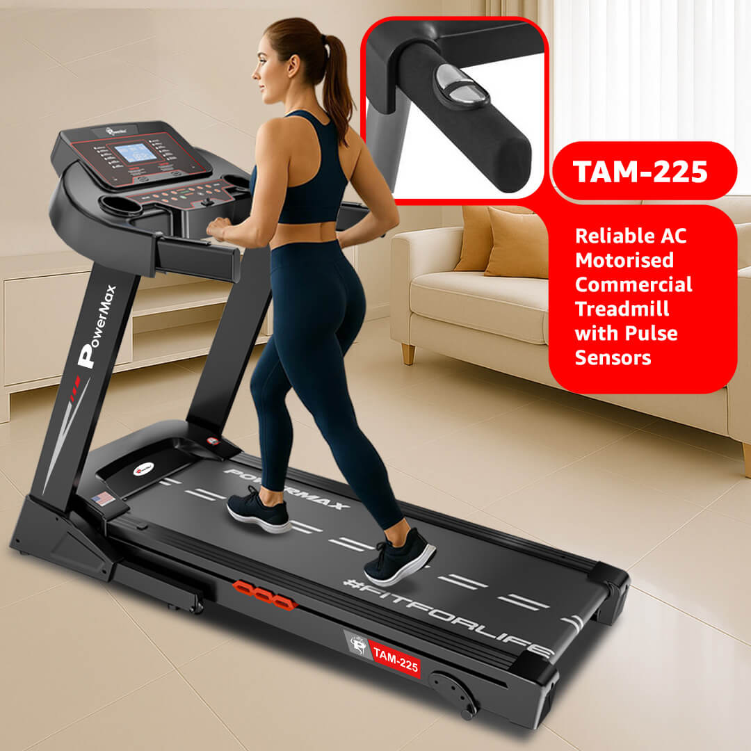 TAM-225 Motorized Treadmill with Pulse sensors