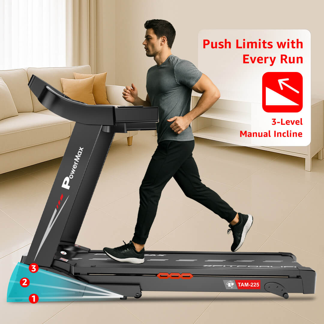 TAM-225 Motorized Treadmill with Pulse sensors
